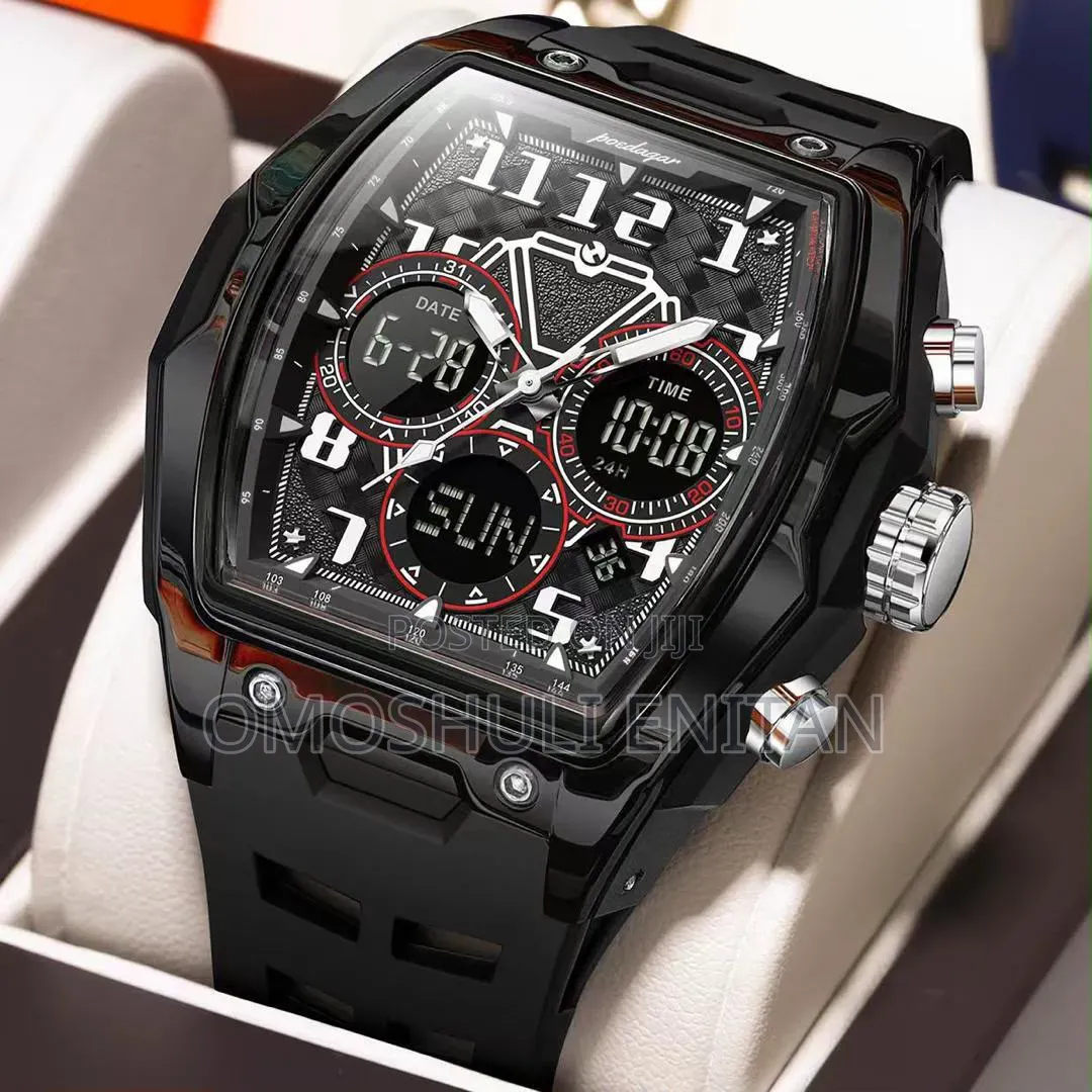 Poedagar Chronographic Watch ( Luxury)