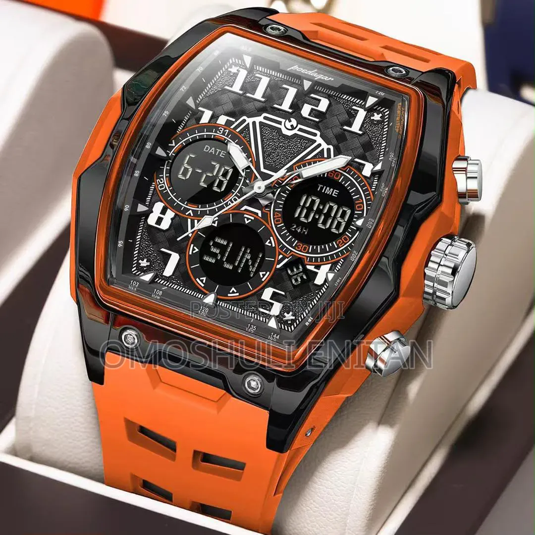Poedagar Chronographic Watch ( Luxury)