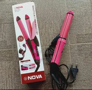 NOVA 2-in-1 Hair Straightener & Curler – Straighten & Curl Hair
