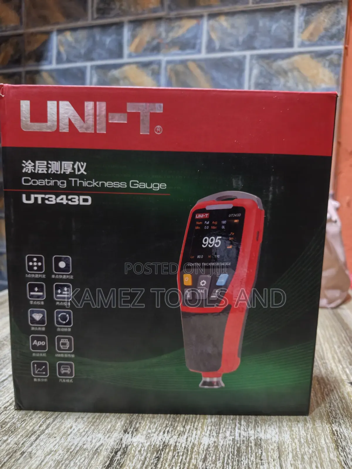 Uni-T Ut343d Coating Thickness Guage