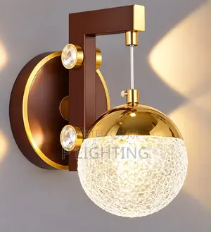 Gold and Brown Wall Brackets Light