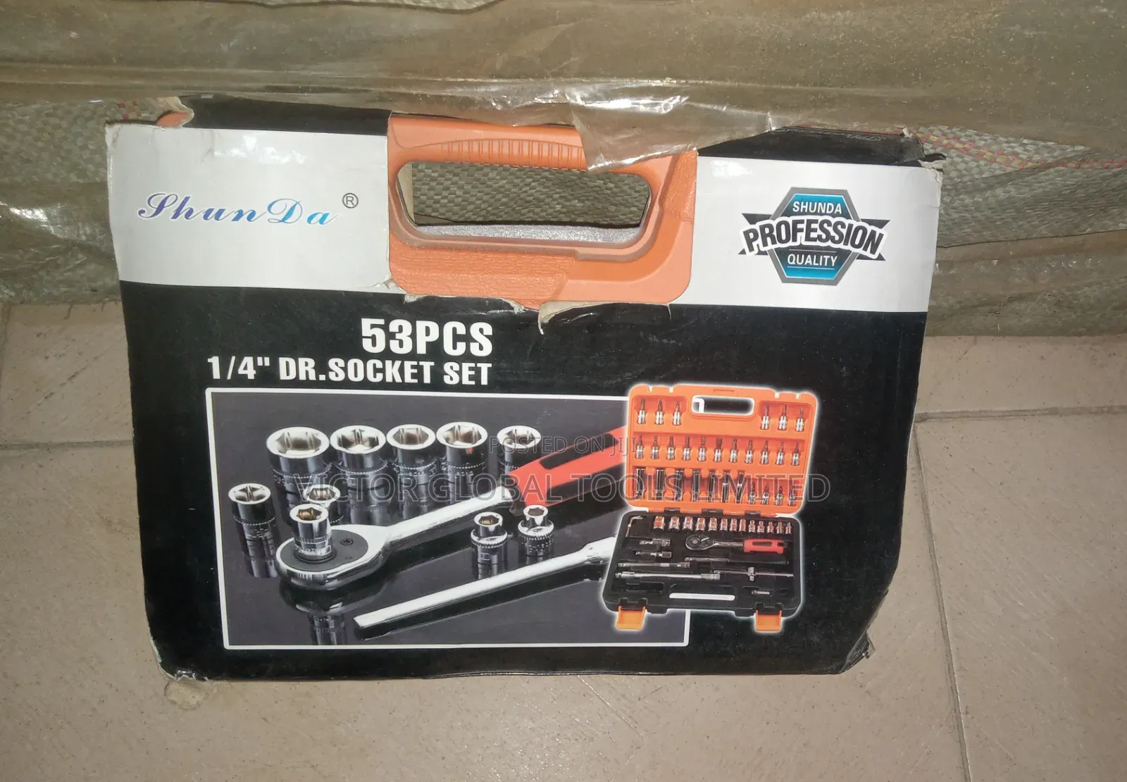 53pcs 1/4" Drive Socket Wrench Set