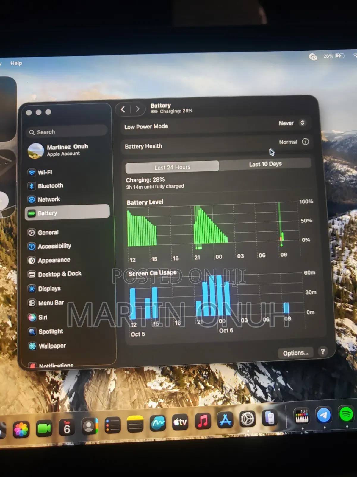 Laptop Apple MacBook Pro 2020 16GB Intel Core i5 SSD 512GB