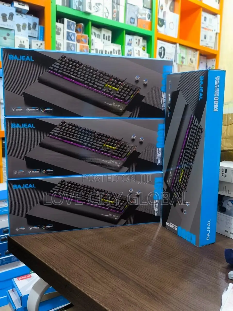 BAJEAL K600 Mechanical Gaming Keyboard RGB Backlit, Full SizeKeyboard