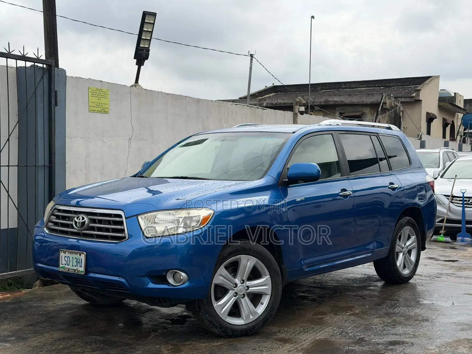 Toyota Highlander 2008 Blue