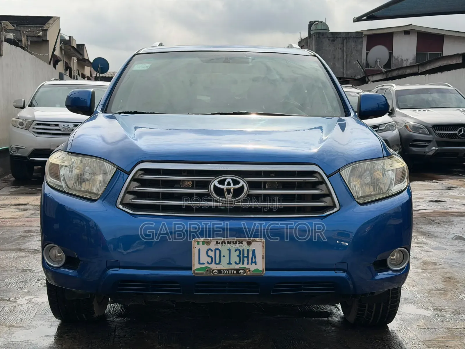 Toyota Highlander 2008 Blue