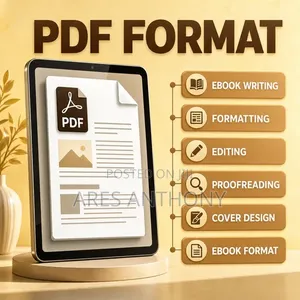 Ebook Creation, Edits and Format