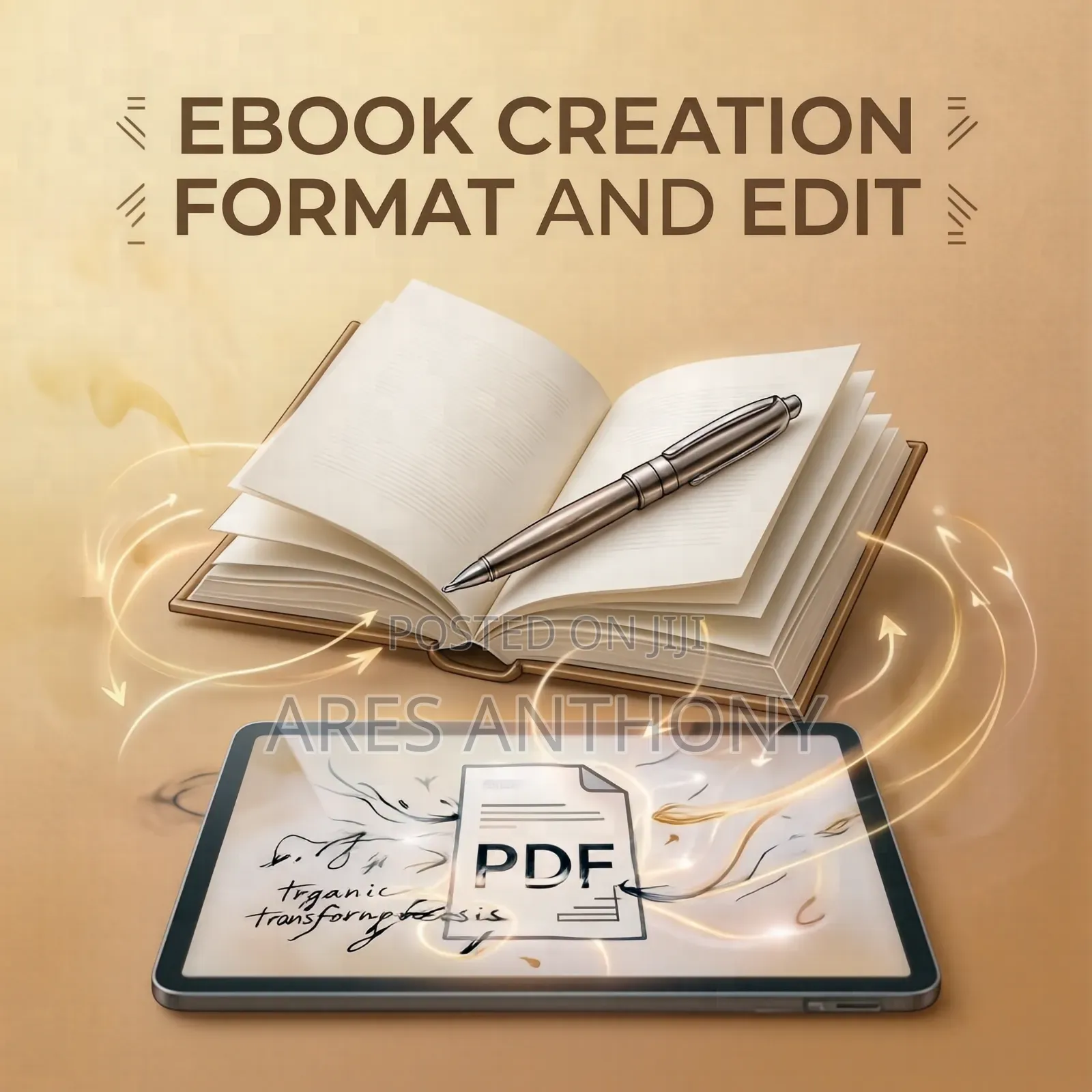 Ebook Creation, Edits and Format