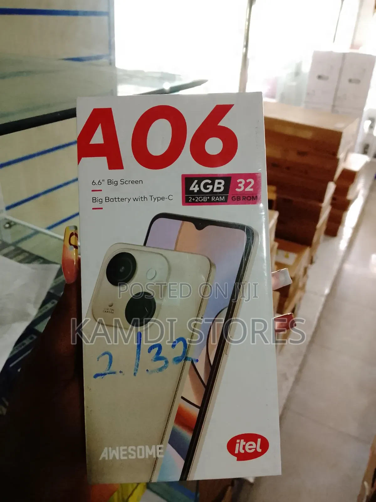 New Itel A06 32 GB Gold