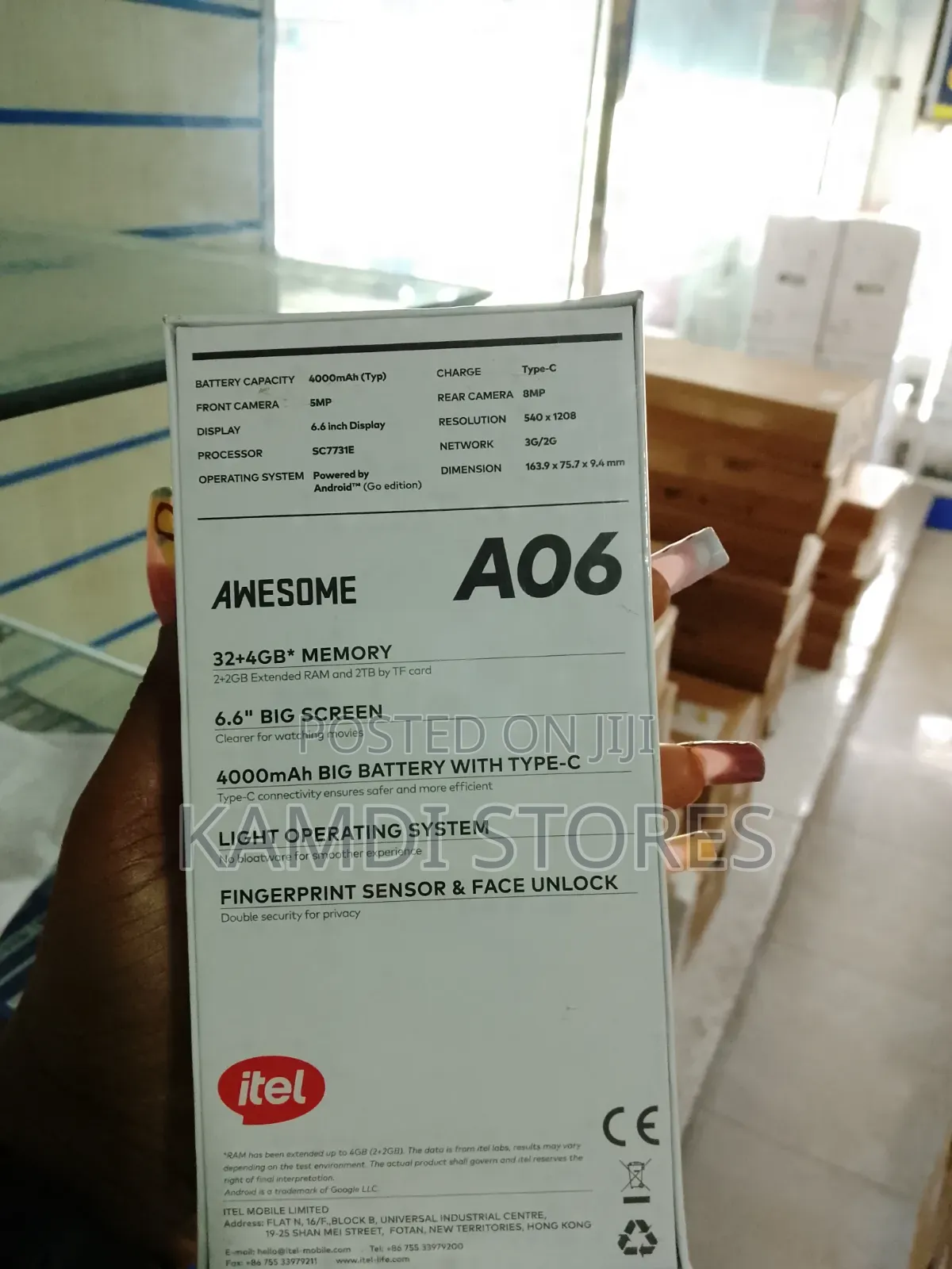 New Itel A06 32 GB Gold
