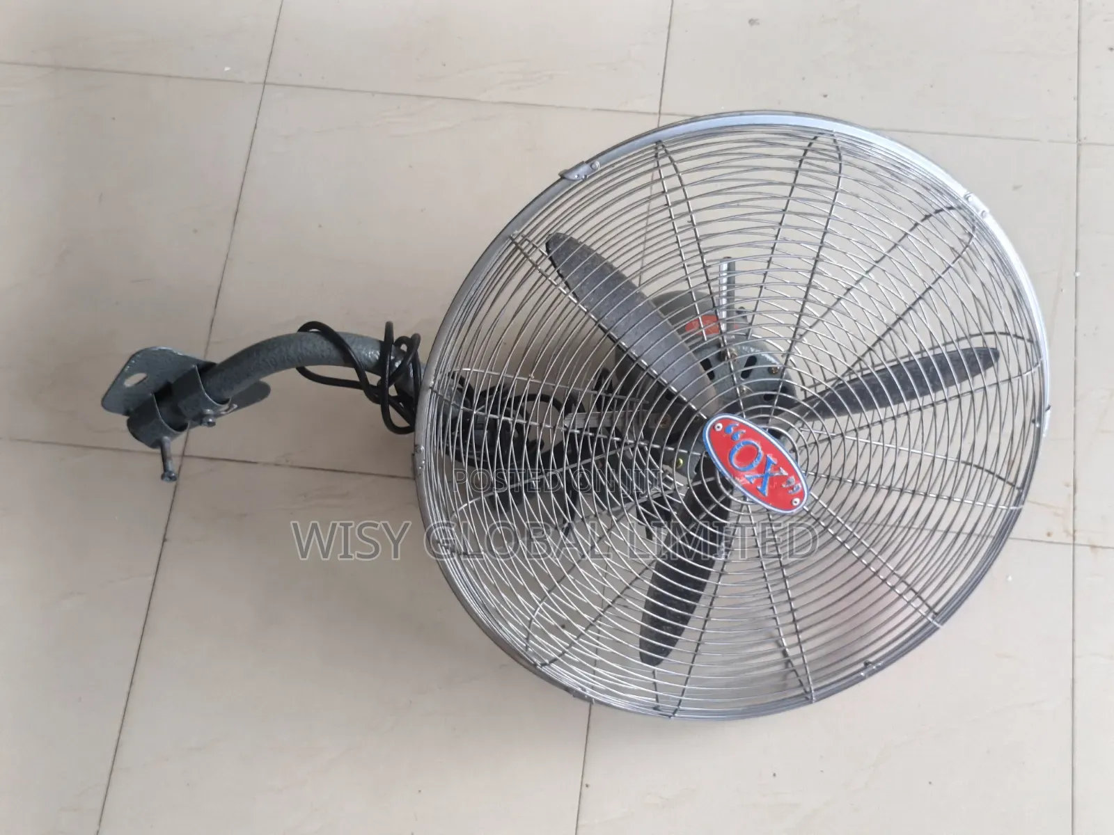 19" Wall Mounted Industrial OX Fan