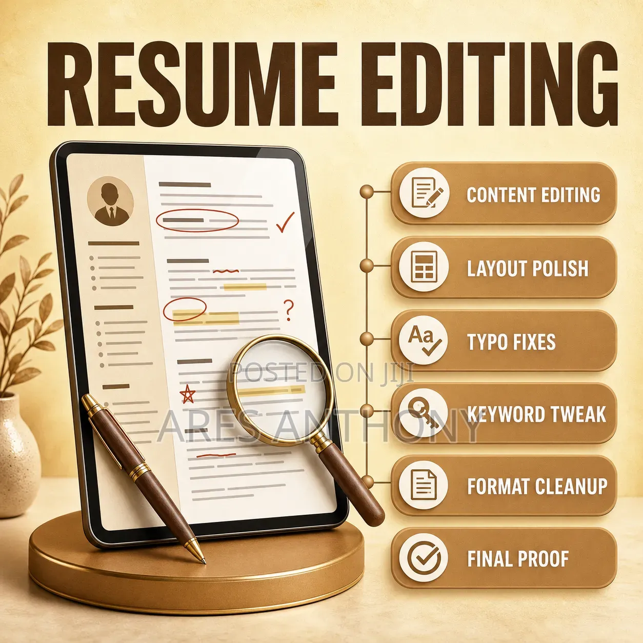 Resume Creation, Graphics Design and Edit