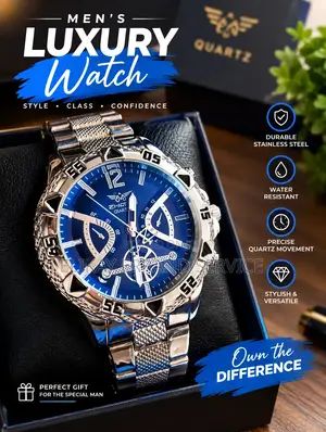 Men’s Luxury Wristwatch – Stylish Stainless Steel Watch