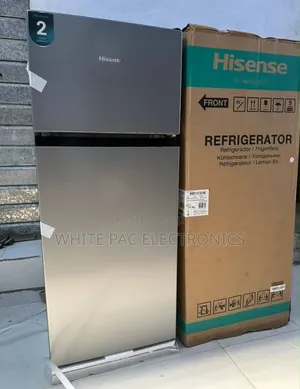 New Hisense Double Door 205 Litres Refrigerator Fast Cooling 2 Yrs