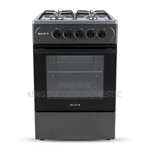 Brand New MAXI 4-Burner Standing Gas Cooker With Oven (50x50)