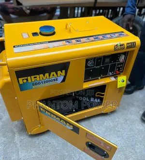 New 10.5kva Firman SDG12000SE Soundproof Generator >100% Copper Wire<