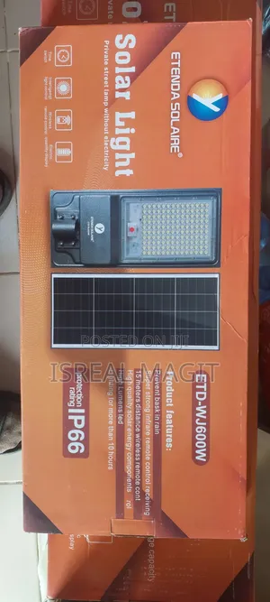 600W Solar Street Light | Powerful LED Solar Lamp | Outdoor Security