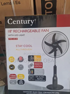 18 Century Rechargeable Fan