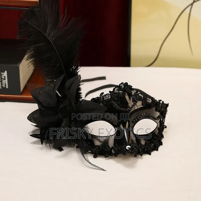 Fancy Feather Party Masks