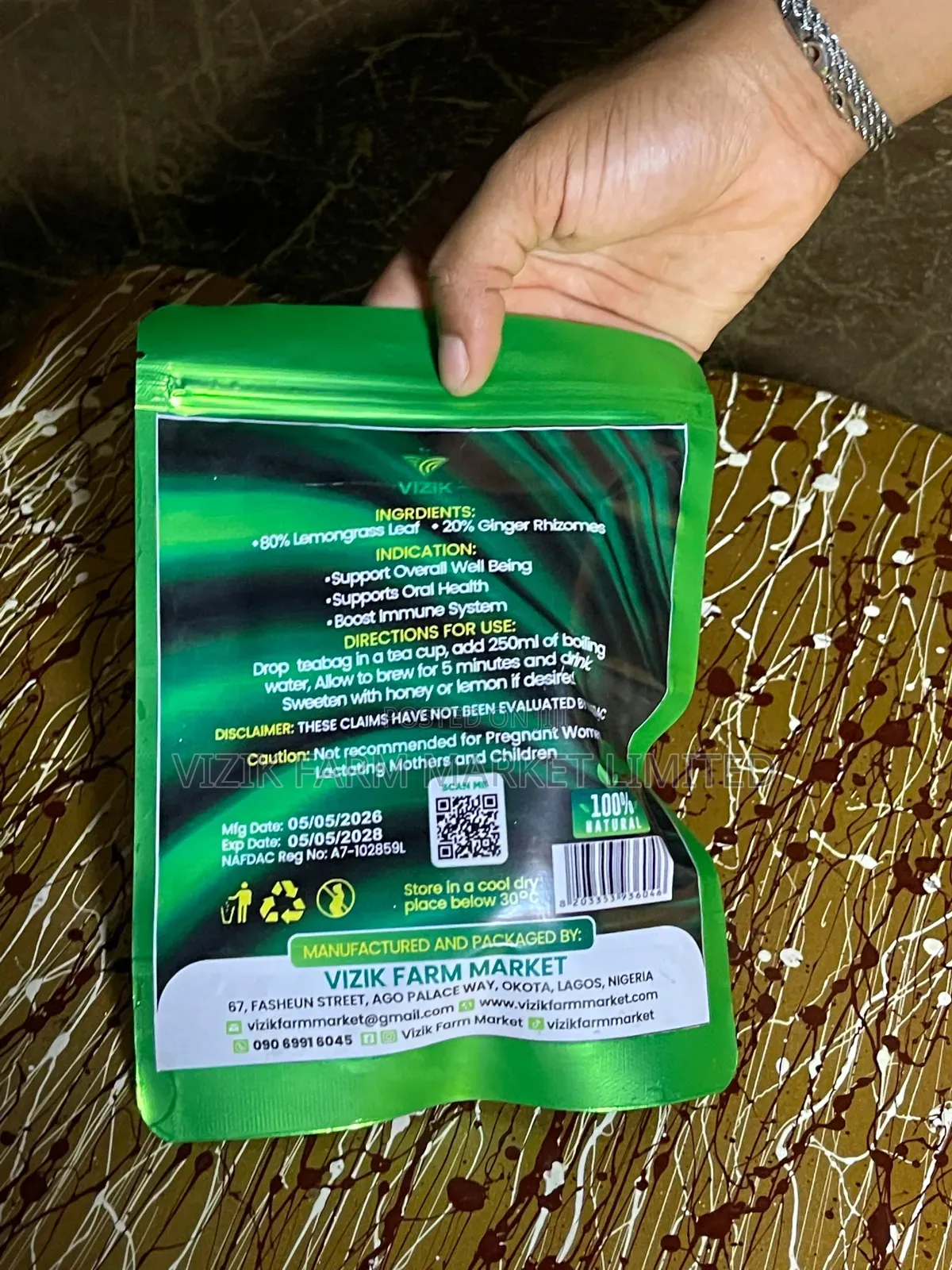 Vizik Lemongrass Tea