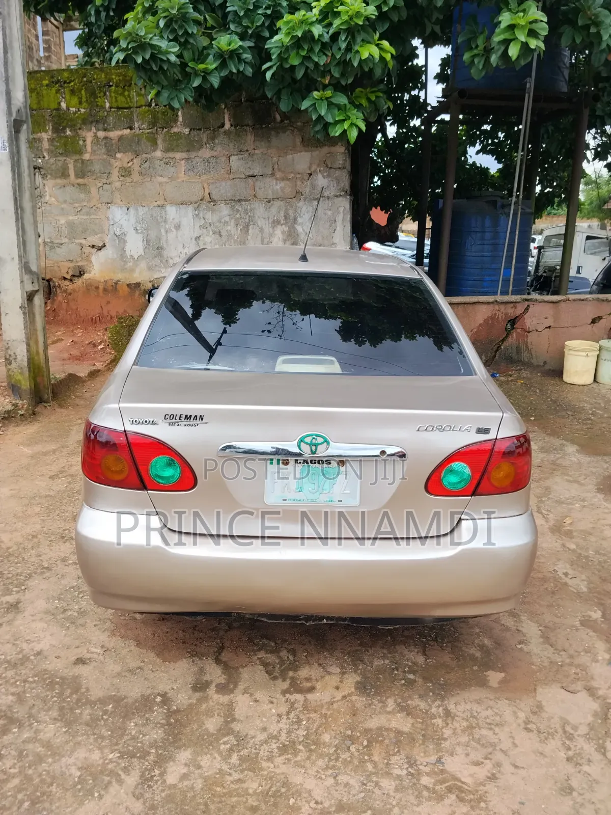 Toyota Corolla Sedan 2003 Gold