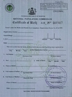 Documents for Visa Applications