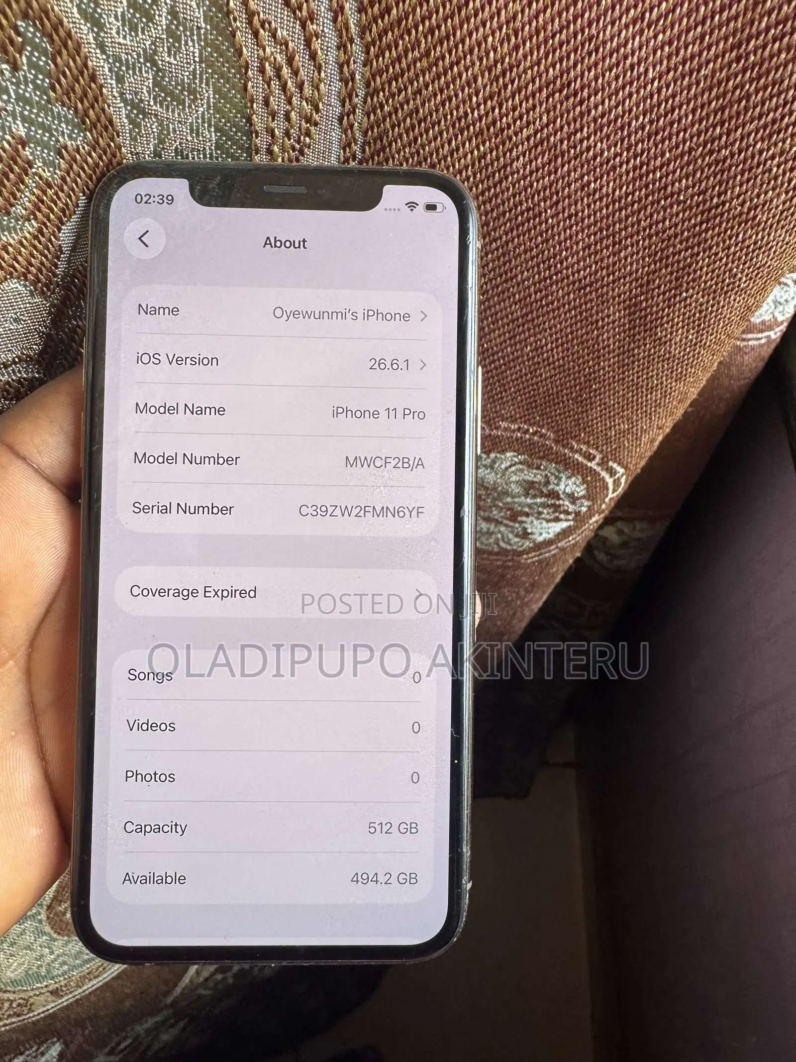 Apple iPhone 11 Pro 512 GB Gold