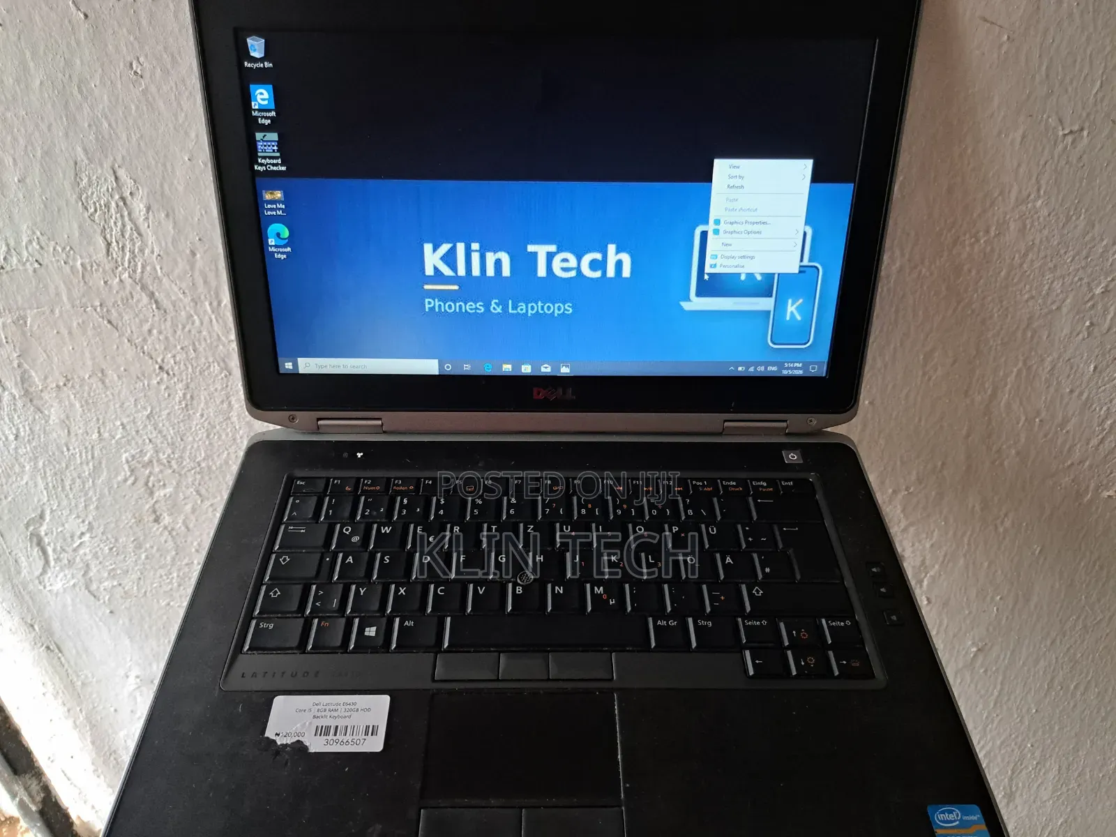Laptop Dell Latitude E6430 8GB Intel Core i5 HDD 320GB