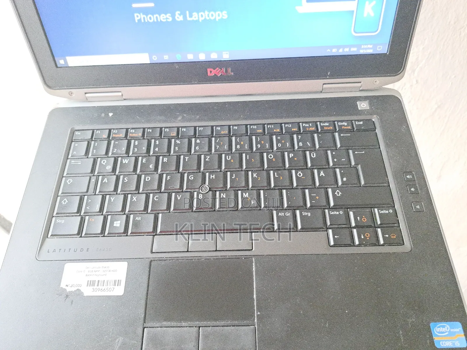 Laptop Dell Latitude E6430 8GB Intel Core i5 HDD 320GB