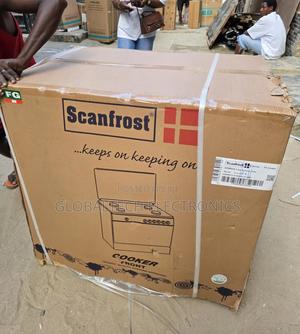 Original Scanfrost SFC9502SS 5-Burner Gas Cooker With Oven