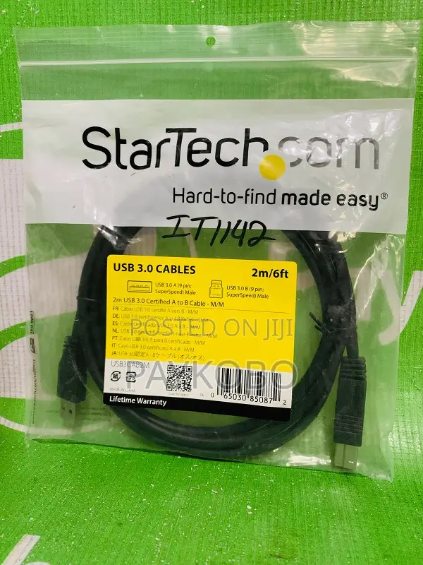 StarTech.com 6ft SuperSpeed USB 3.0 (5Gbps) Type a-B Male