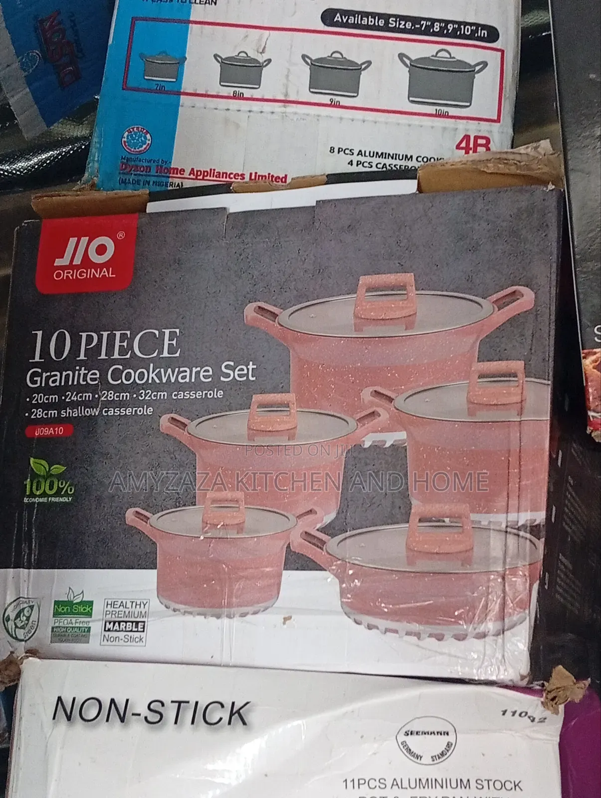 JIO Original 10-Piece Granite Cookware Set