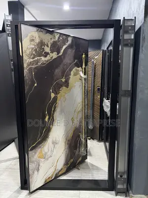 4ft by 7ft Marbel Deisgn Pivot Door
