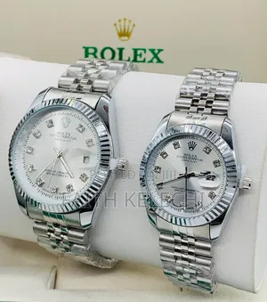 Classic Unisex Rolex Wrist Watch - Fashionable Luxury Design