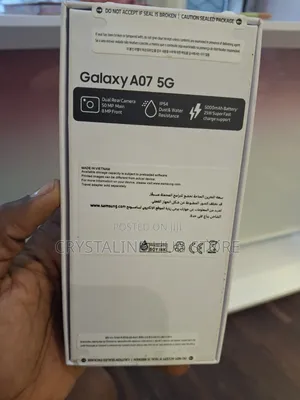 New Samsung Galaxy A07 5G 128 GB Black