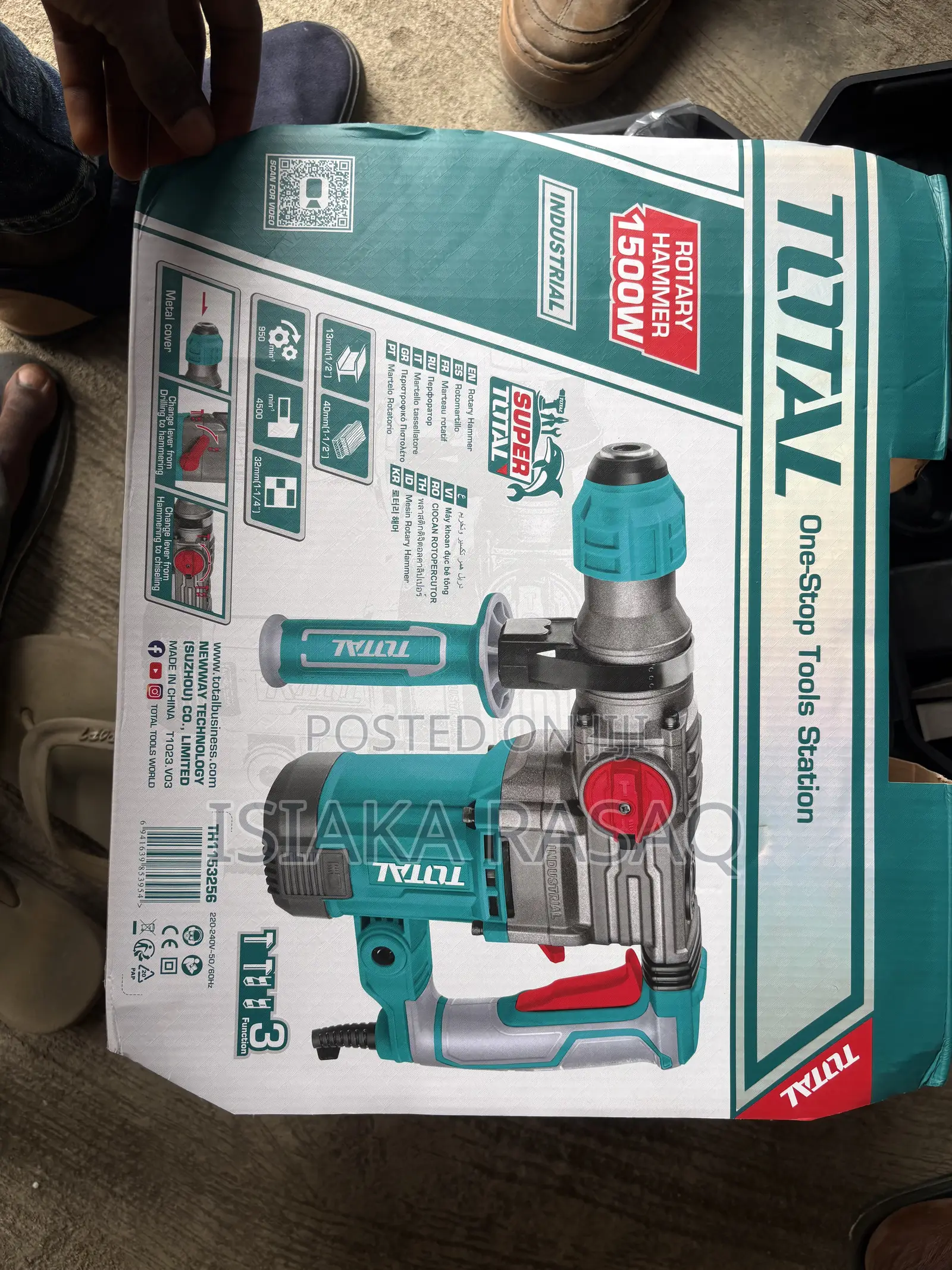 1500w Total Rotary Hammer