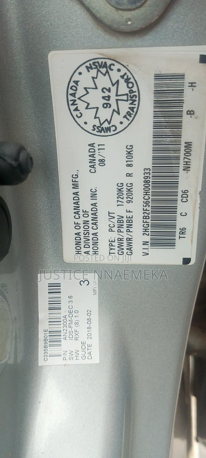 Honda Civic 2012 Silver