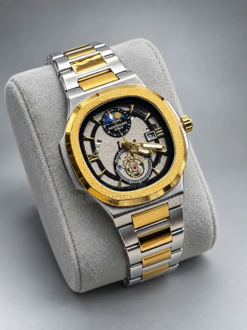 Patek Philippe Geneve Chain Strap Watch (Full Boxed)