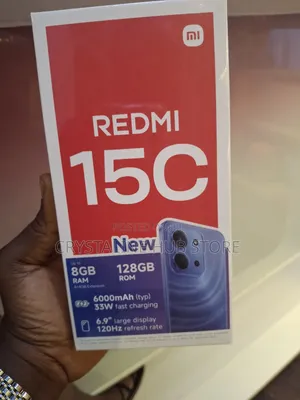 New Xiaomi Redmi 15C 4G 128 GB Black