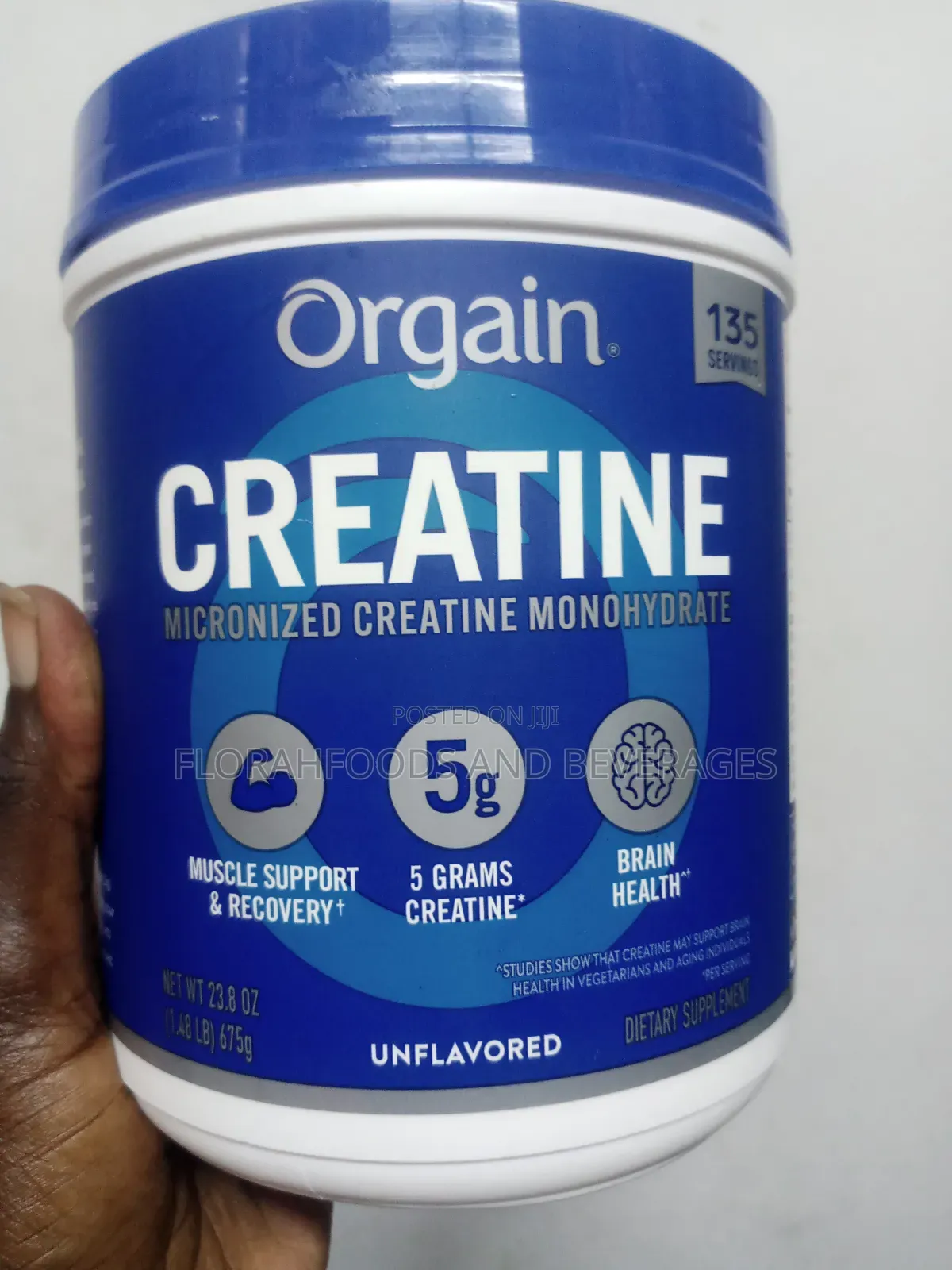 Orgain Micronized Creatine Monohydrate Unflavored 675g