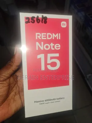 New Xiaomi Redmi Note 15 256 GB Black