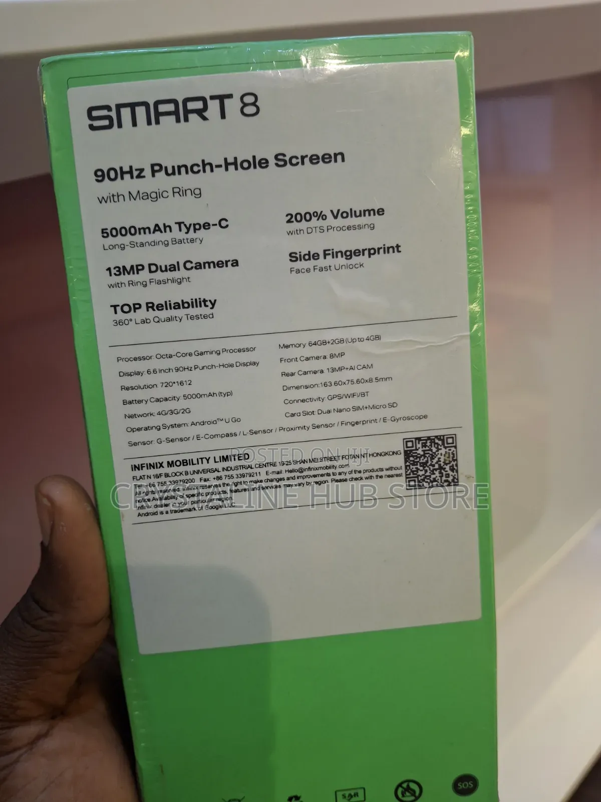 New Infinix Smart 8 64 GB Gold