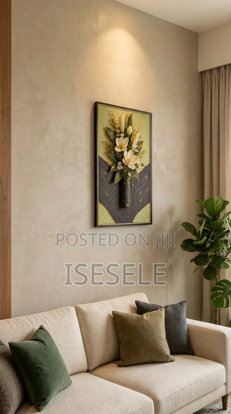 Textured Arts Flower Vase Frame