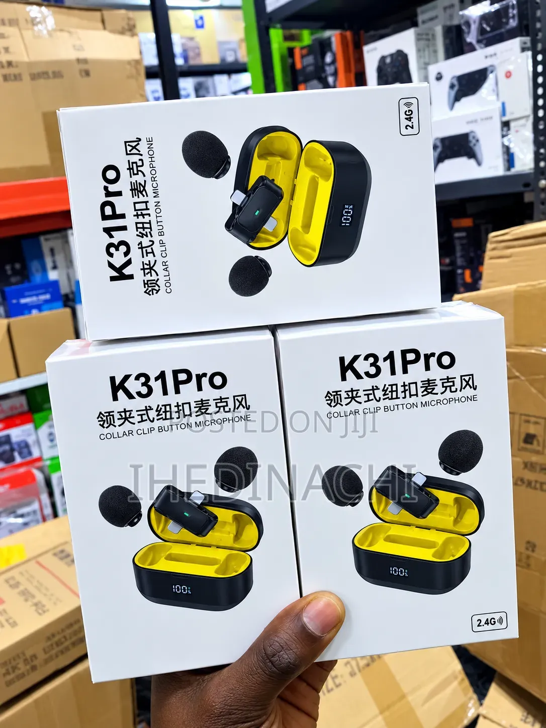 K31PRO Noise Cancellation Microphone Loud & Clear