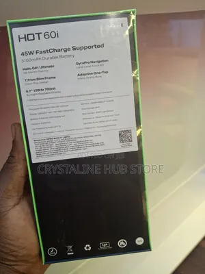 New Infinix Hot 60i 128 GB Silver