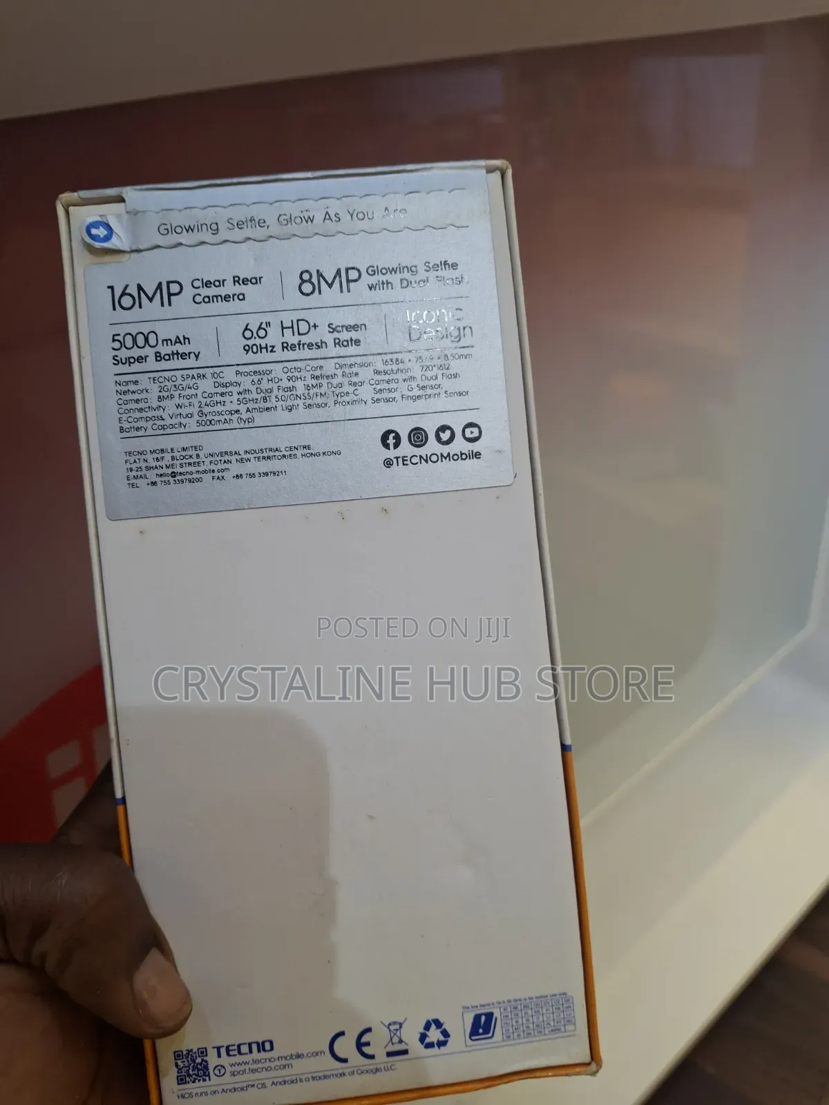 New Tecno Spark 10C 128 GB Blue
