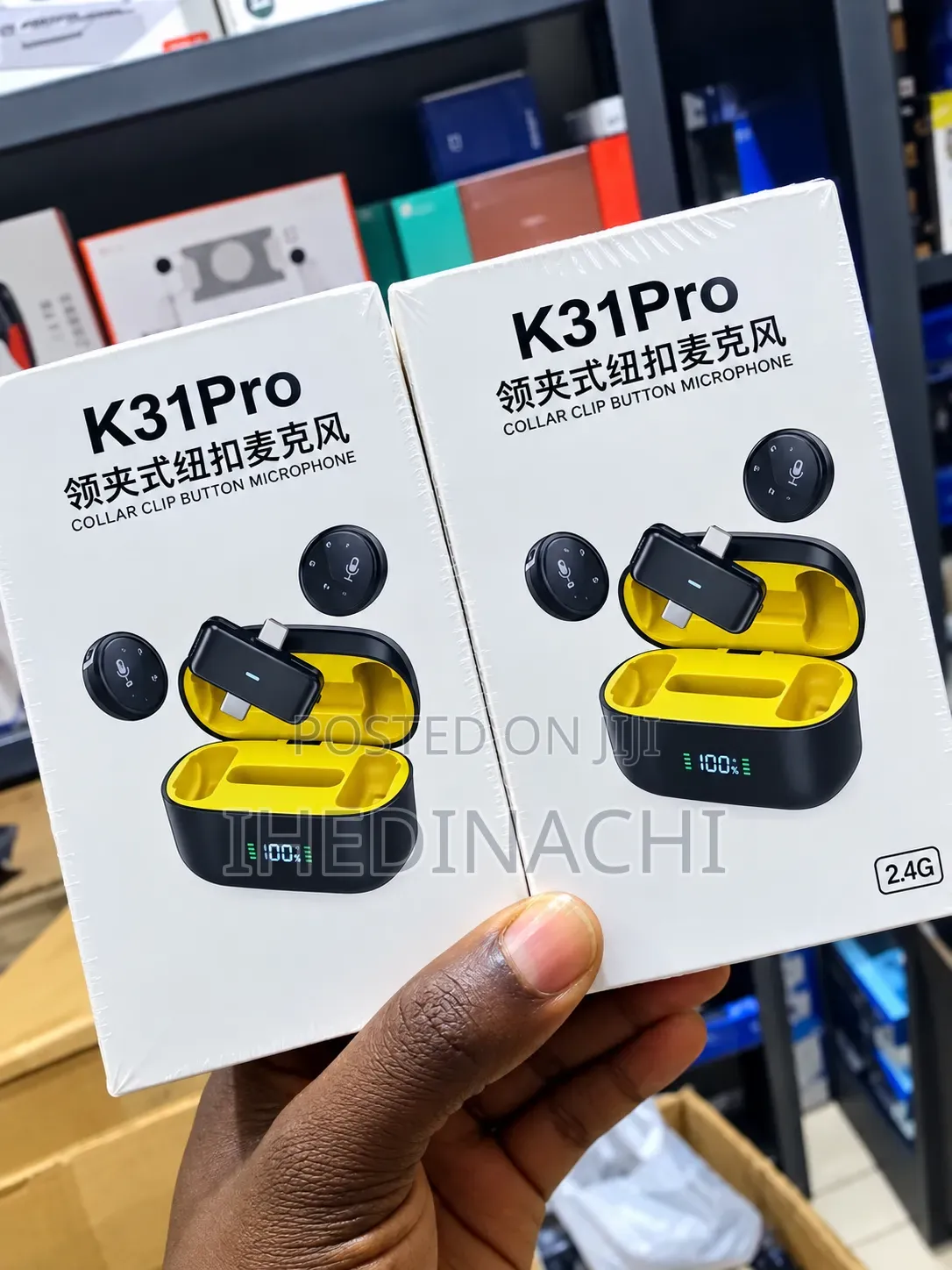 K31PRO Noise Cancellation Microphone Loud & Clear