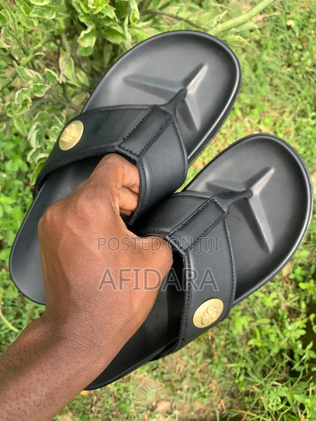 Versace Palm Slippers