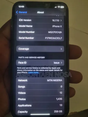 Apple iPhone X 256 GB Black