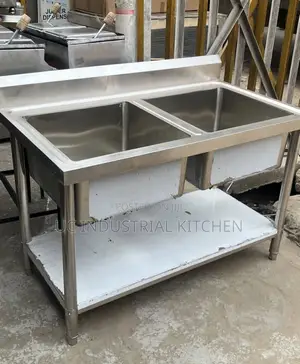 Double Sink Washing Hand Basin